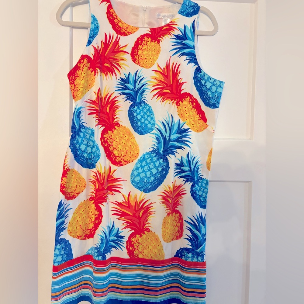 London Times Petite pineapple Dress